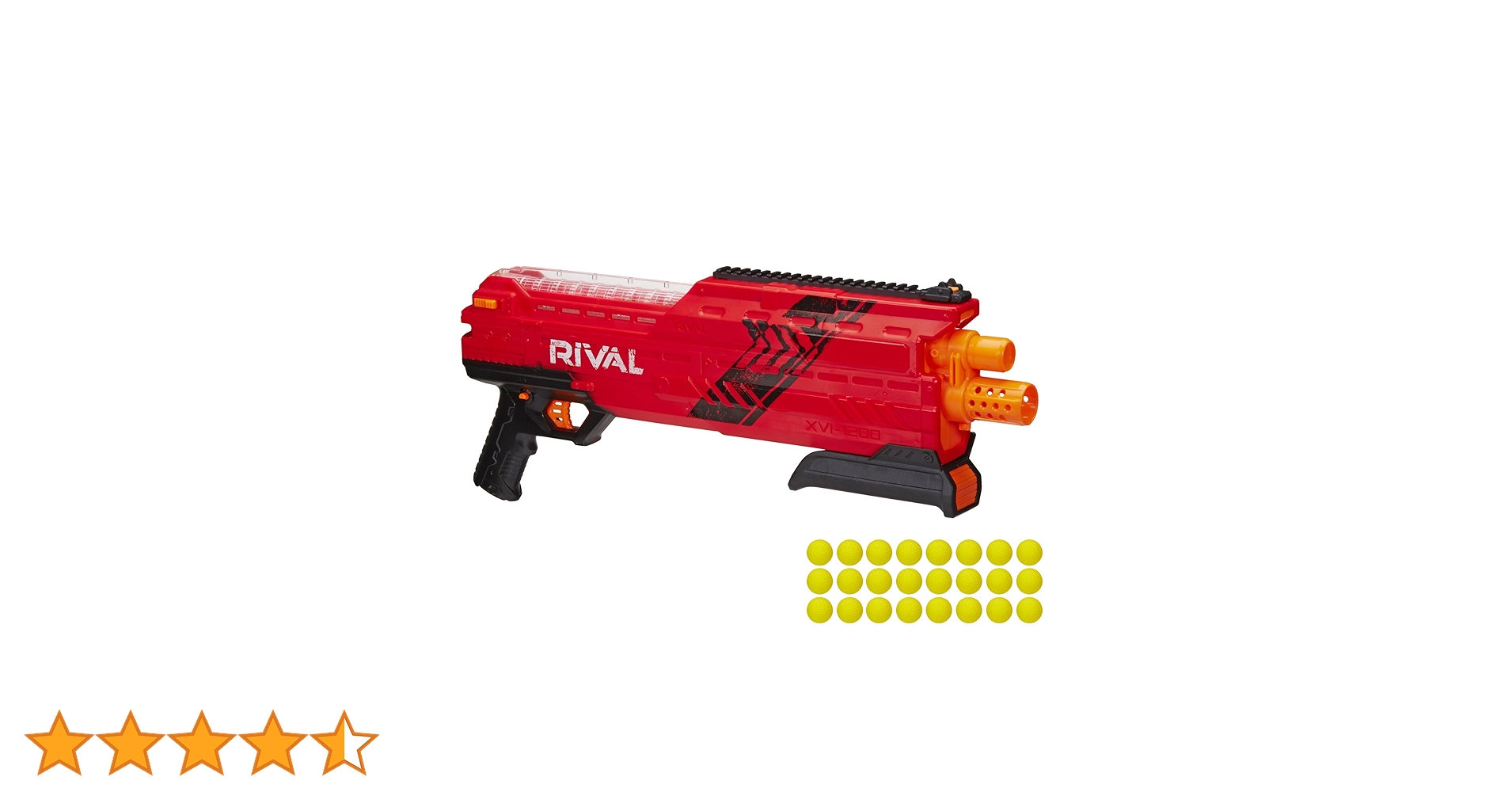 トイガン NERF RIVAL XVI-1200 Nerf Rival Atlas XVI-1200 Blaster (Red) - Walmart.com